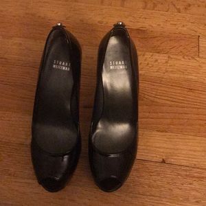 Stuart Weitzman peep toe heels
